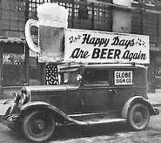 Prohibition ends