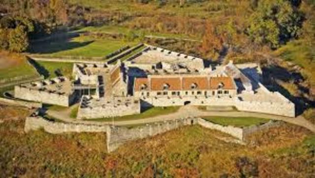 Capturing of fort Ticonderoga