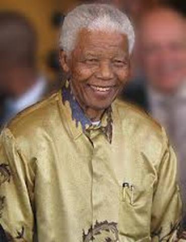 Nelson Mandela put in jail