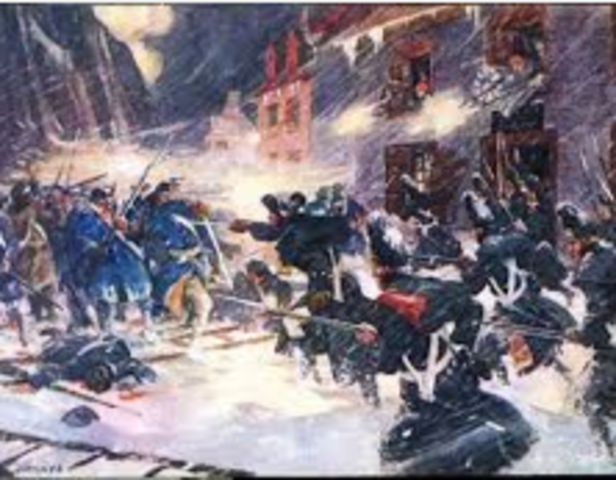 American Defeat At Quebec