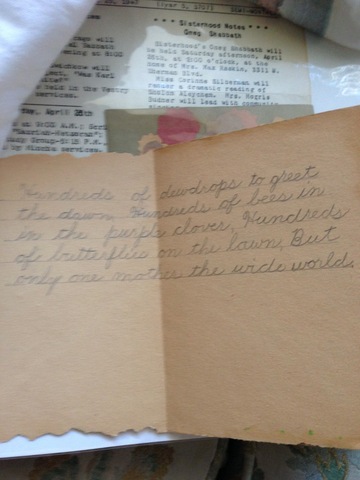 The Writing inside the Note