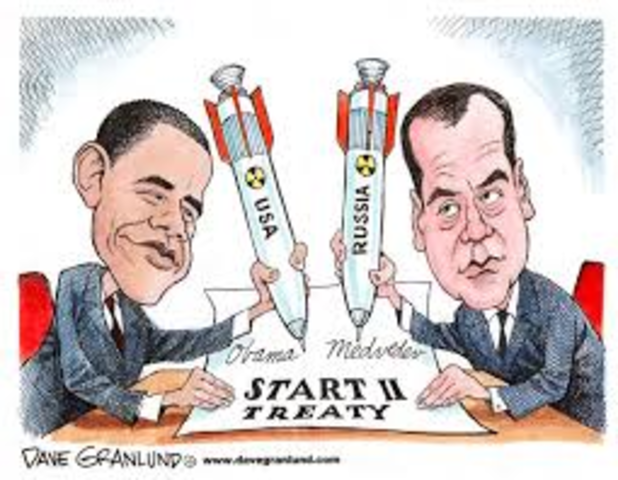 START II accords held by America & Russia to limit nuclear weapons