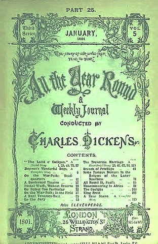 Charles Dickens published his first issue.