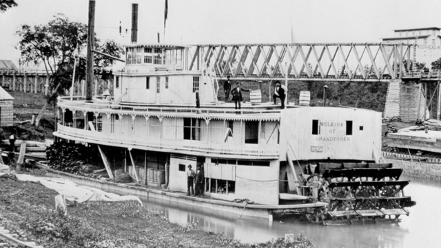 First steambosts sail!