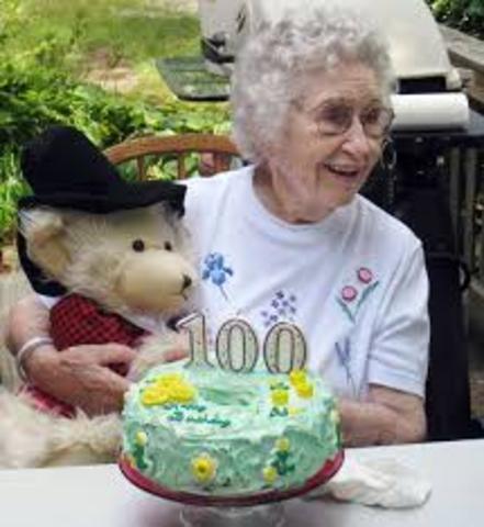 Late Adulthood: Biosocial: Centenarians