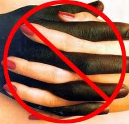 No mixed marrage law was passed