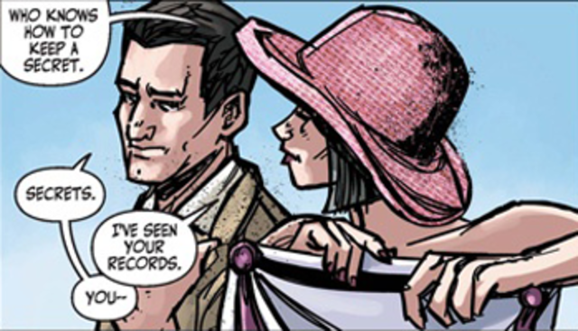 lieutenant Keyes and Dr. Halsey research kids in the Eirdanus star system