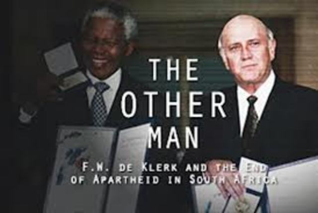 F. W. de Klerk replaced P. W. Botha as president