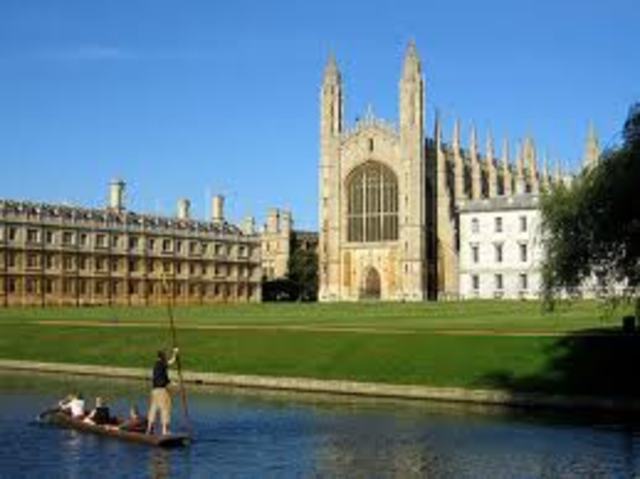 Enrolls at Cambridge University