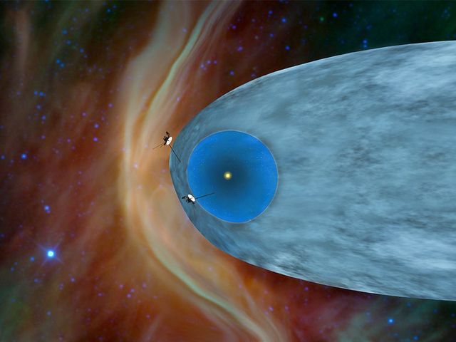 Voyager 1 leaves solar system