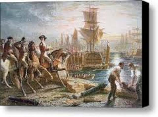 British evacuate Boston