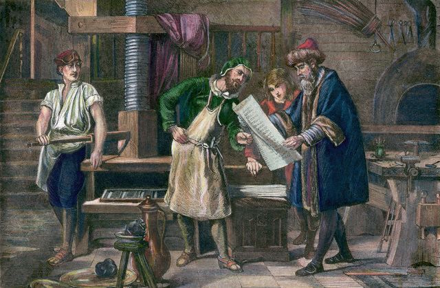 Gutenberg Invented the Printing Press