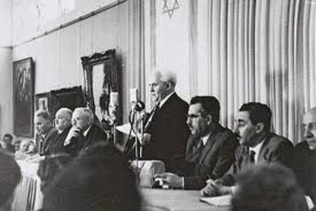 הכרזה על הקמת מדינת ישראל