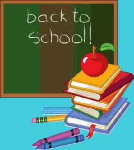 Beginning of Classes