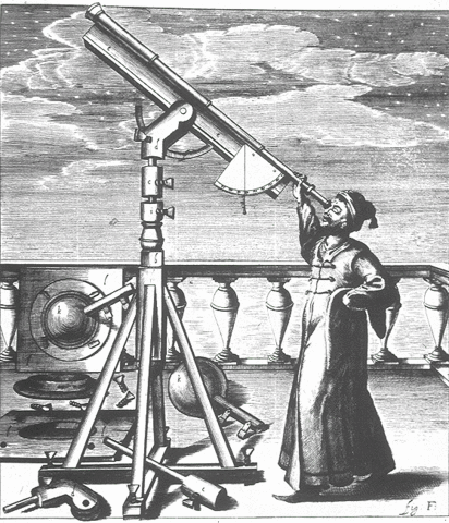 Galileo Galilei used telescope to suppurt heliocentric theory