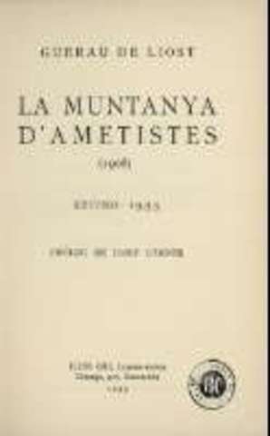 La Muntanya d'Ametistes, de Guerau de Liost