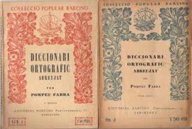 Publicació del diccionari ortogràfic