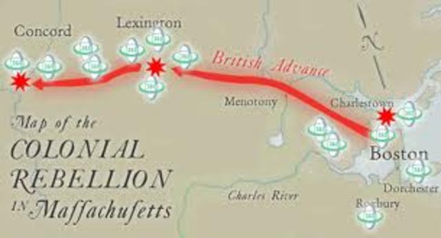 The American colonies win independence from England