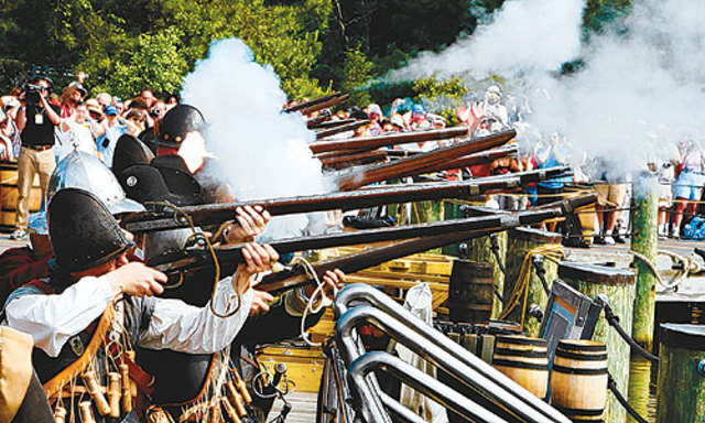 Captain Argall Captures Pocahontas