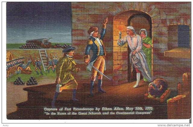 Capture of fort Ticonderoga