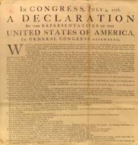 The Declaration of Independance