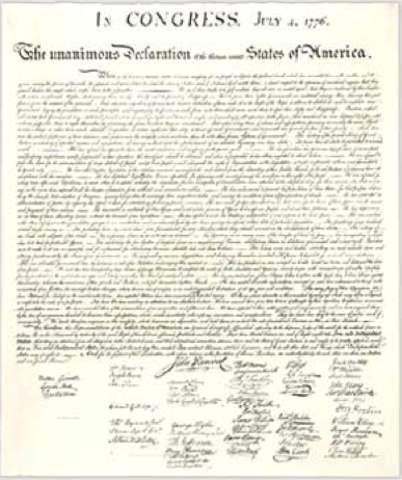 Declaration of Independence Issued
