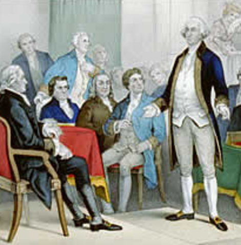 George Washington named commder-in-chief