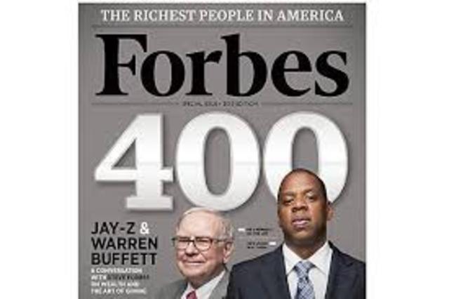 Page was ranked in place#13 on the&nbsp;&nbsp;list of the forbes 400 richest Americans.