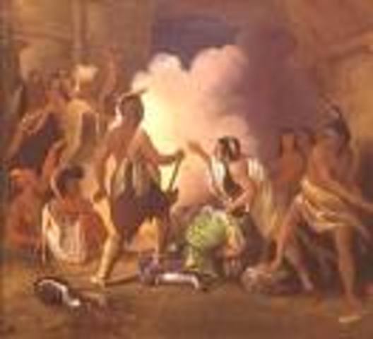 Pocahantas, John, And Thomas Leave Virginia.