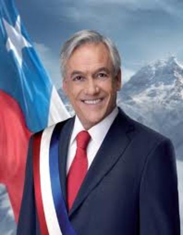 Sebastián Piñera assumed office as President of Chile.