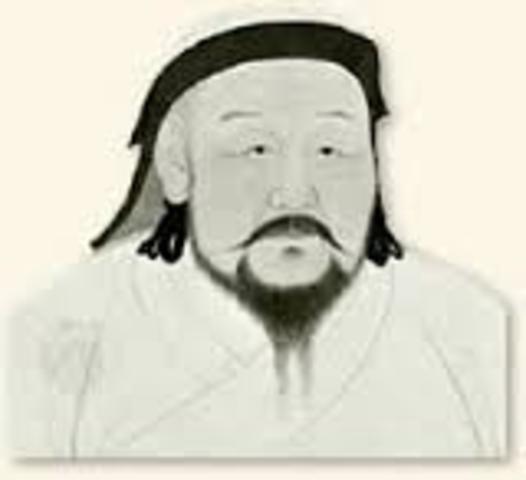 Kublai Khan dies
