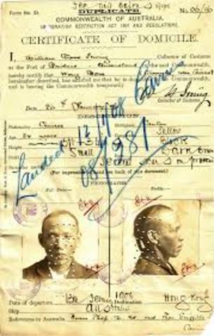 Immigration Restriction Act