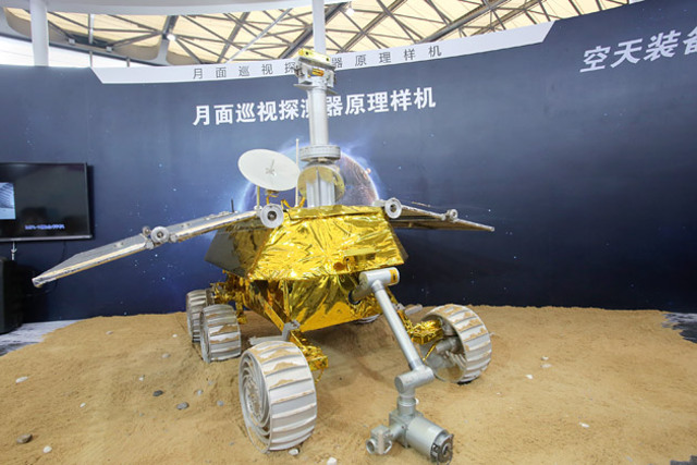 Footage released of China Jade Rabbit moon landing