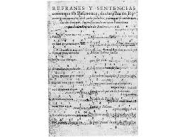 Refranes y sentenciasen ale bat Van Eysek aurkitu