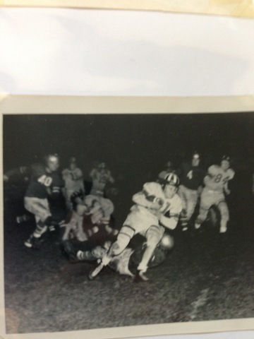 James playing football for the Purgolders