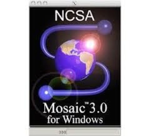 aparicion del navegador web NCSA mosaic