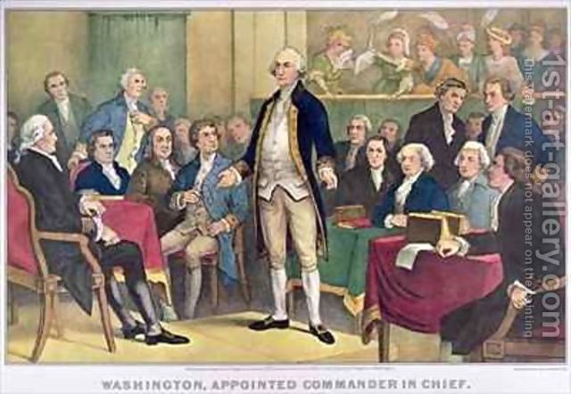 George Washington named commander-in-chief