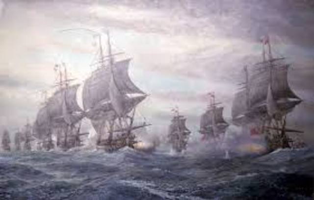 french and british battle in chesapeake bay