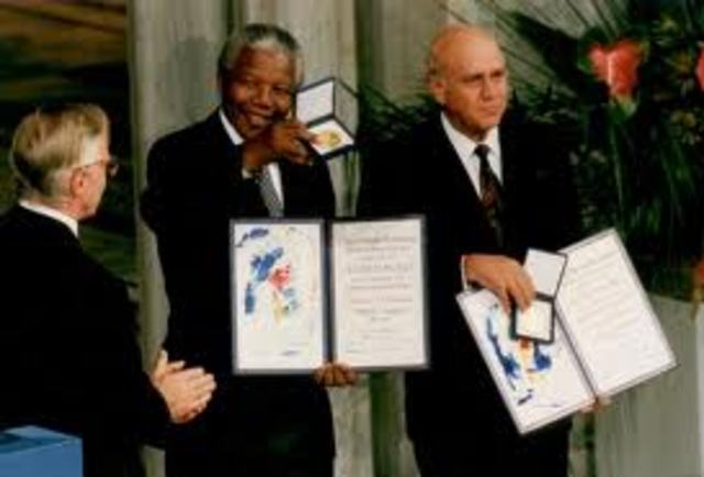Nobel Peace Pride for Mandela