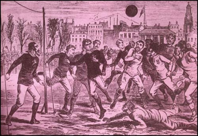 Early soccer matches