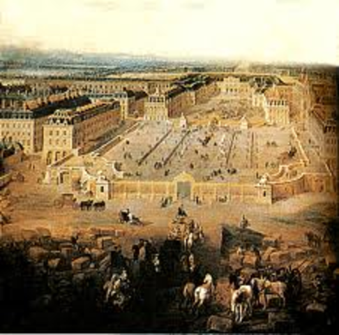 Louis XIV builds palace of Versailles