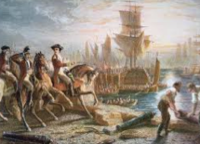 British evacuate Boston