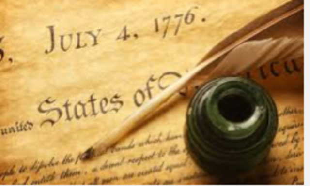 Declaration of Independence signed