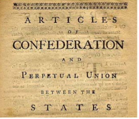 Articles of Confederation adopted