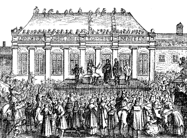 Oliver Cromwell and the execution of charles I
