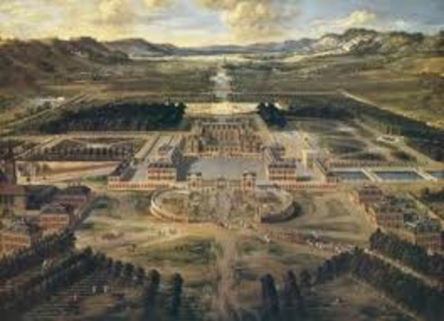 Louis XIV builds the palace of versailles