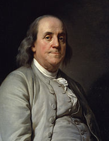 Benjamin Franklin dies
