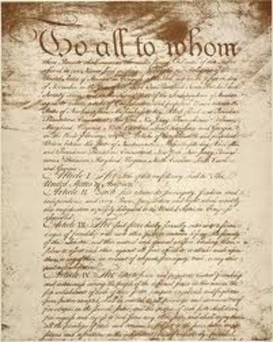 Articles of Confederation adopted