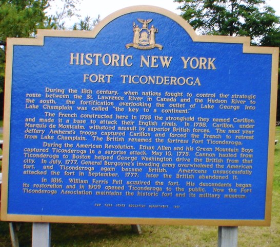 Capture of Fort Ticonderoga