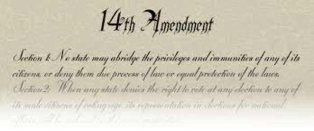 adoption of the 14th ammendment